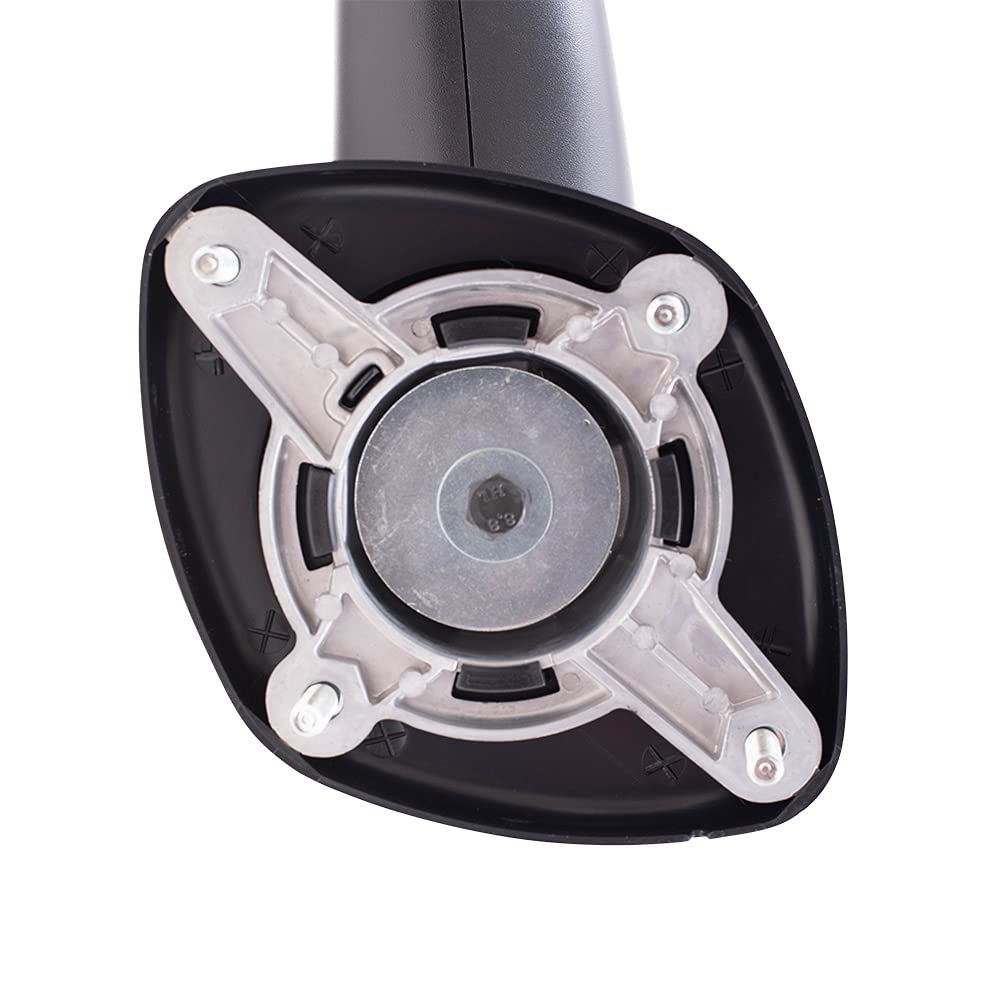 2008-2017 Freightliner Cascadia Driver Side Manual Mirror - Black Hood Mount Replacement (Paint to Match) | Perfect for Truck Repairs & Fleet Maintenance
