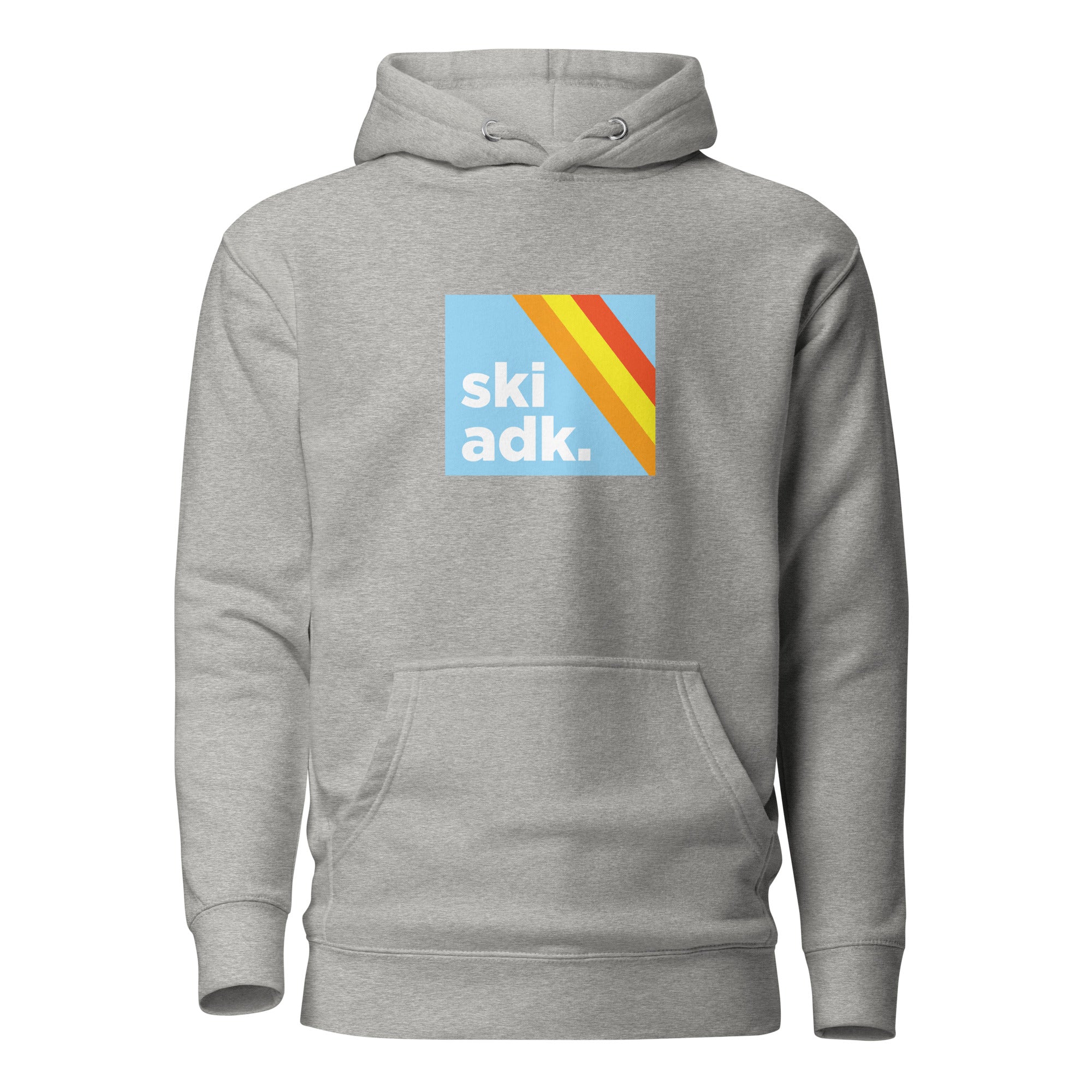 Vintage SkiADK Retro Hoodie - Soft Fleece Pullover for Men & Women - Cozy Winter Sweatshirt for Skiing, Snowboarding & Casual Outfits