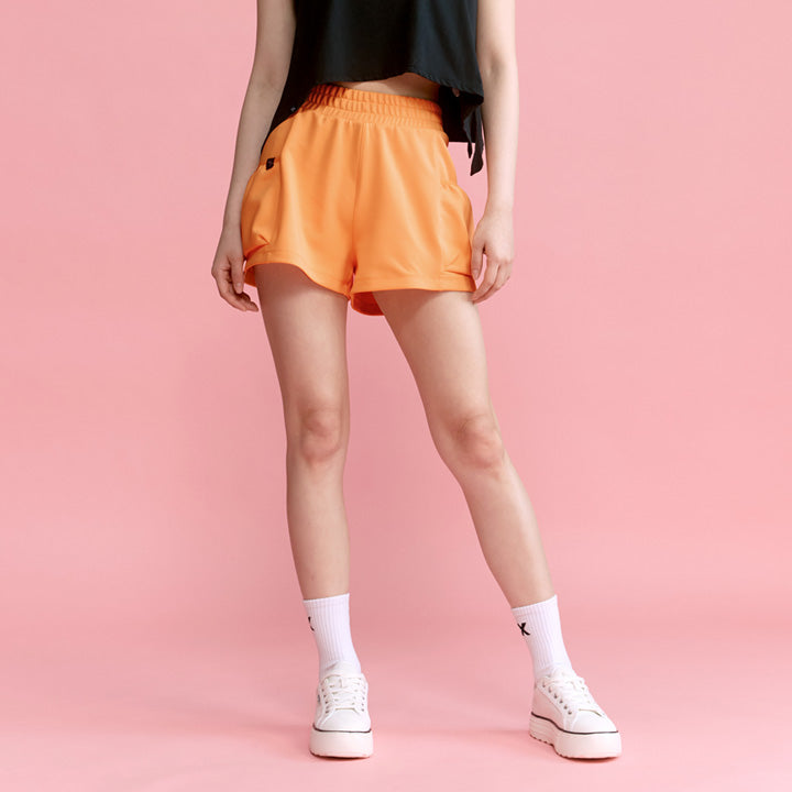 2 in 1 Cushion Pocket Shorts - Comfortable Stretch Athletic Shorts with Hidden Pockets for Running, Gym & Casual Wear
