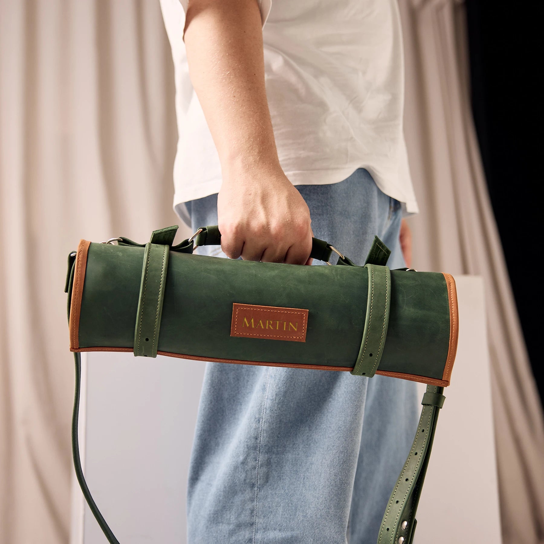 Professional Chef Knife Roll Bag - Durable & Waterproof Knife Case for Chefs, Culinary Students - Perfect for Kitchen, Cooking Classes, Travel & Storage