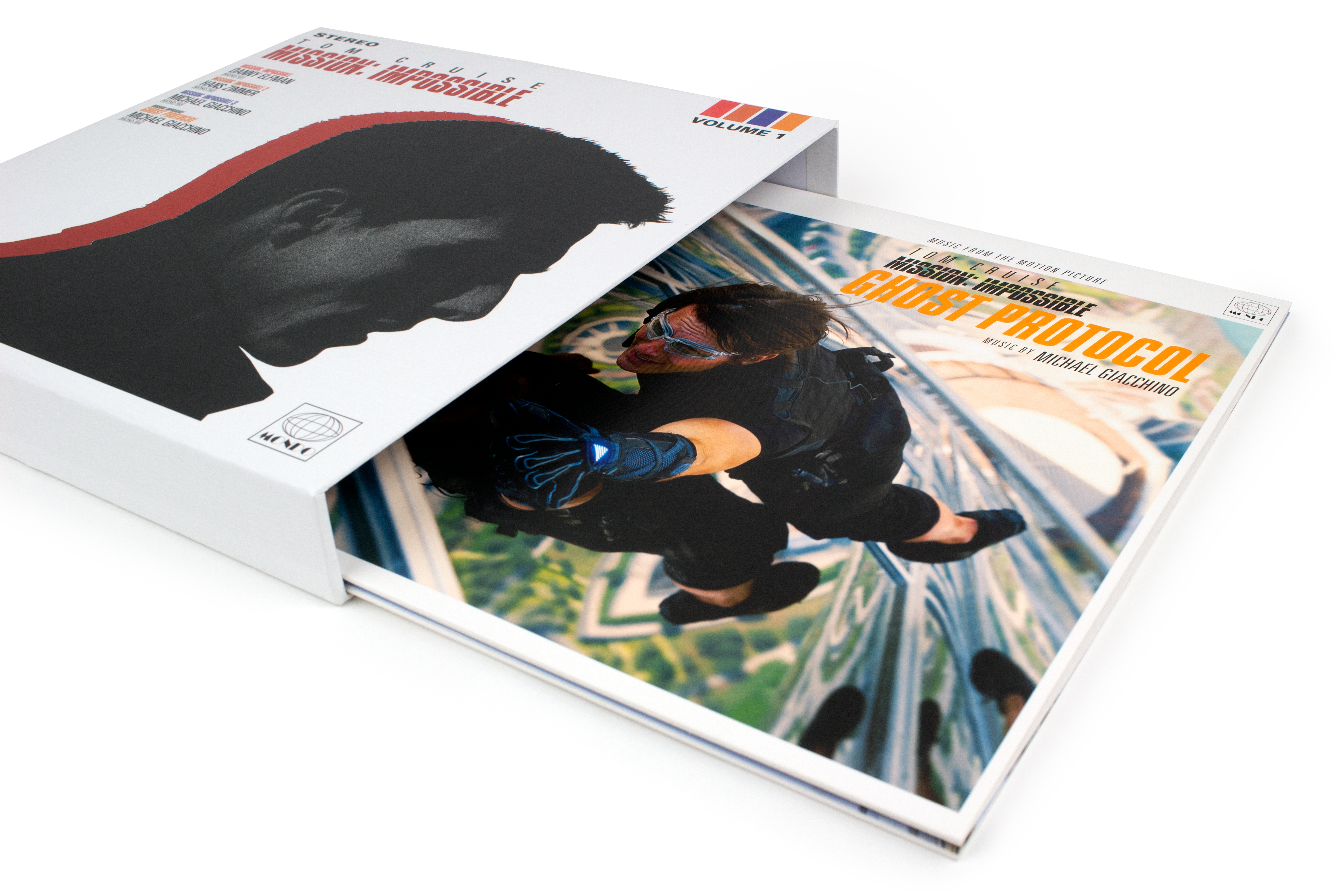 Mission: Impossible Ghost Protocol 2XLP Vinyl + Volume 1 Slipcase - Limited Edition Movie Soundtrack Collectible for Home Theater & Music Enthusiasts
