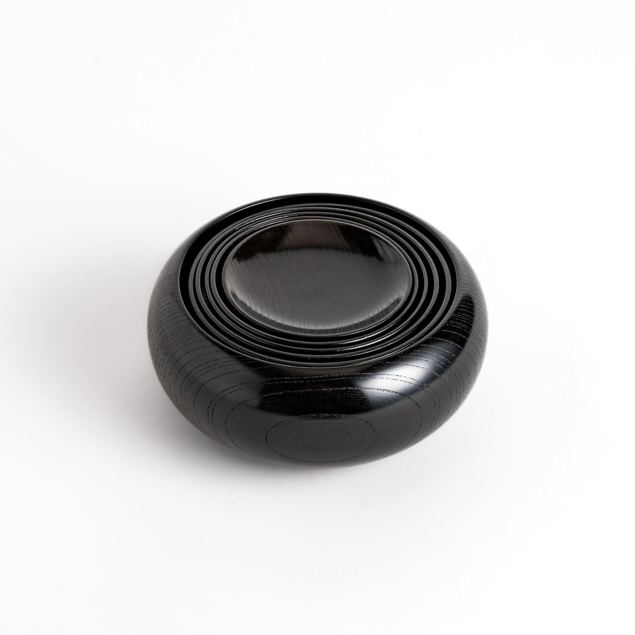 Premium Black Lacquered Oryoki Bowl Set - Traditional Japanese Zen Meditation & Mindful Eating - Perfect for Buddhist Temples, Tea Ceremonies & Home Dining