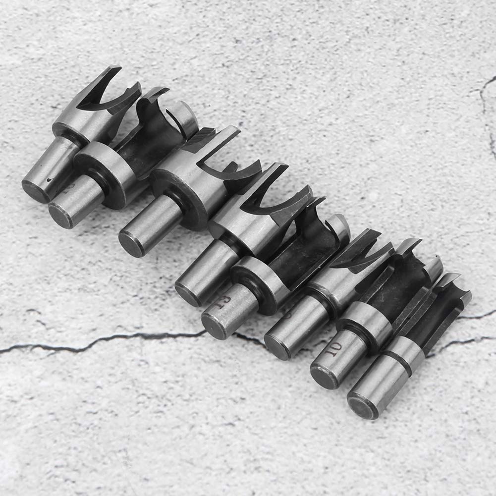 High Carbon Steel Small Wood Plug Cutter & Dowel Maker Tool - Durable for Bench Drills & Electric Drills - Perfect for Woodworking, DIY Projects & Furniture Repair