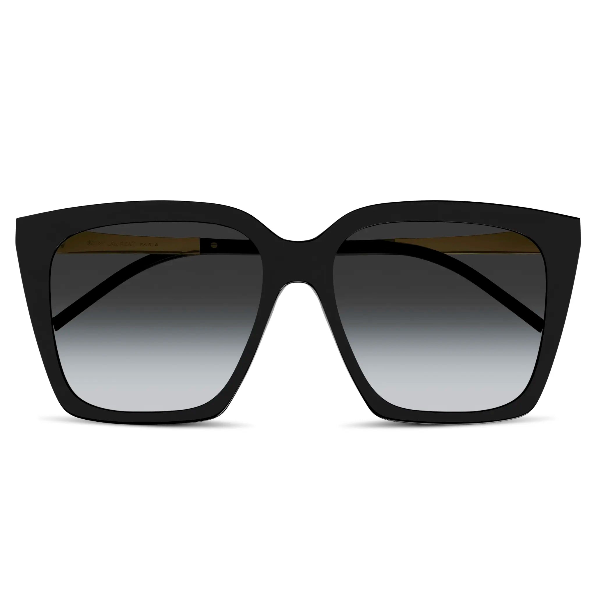 Saint Laurent SL M100 002 56 Black Gold Aviator Sunglasses for Women & Men - Luxury Fashion Shades for Outdoor, Travel & Summer Style