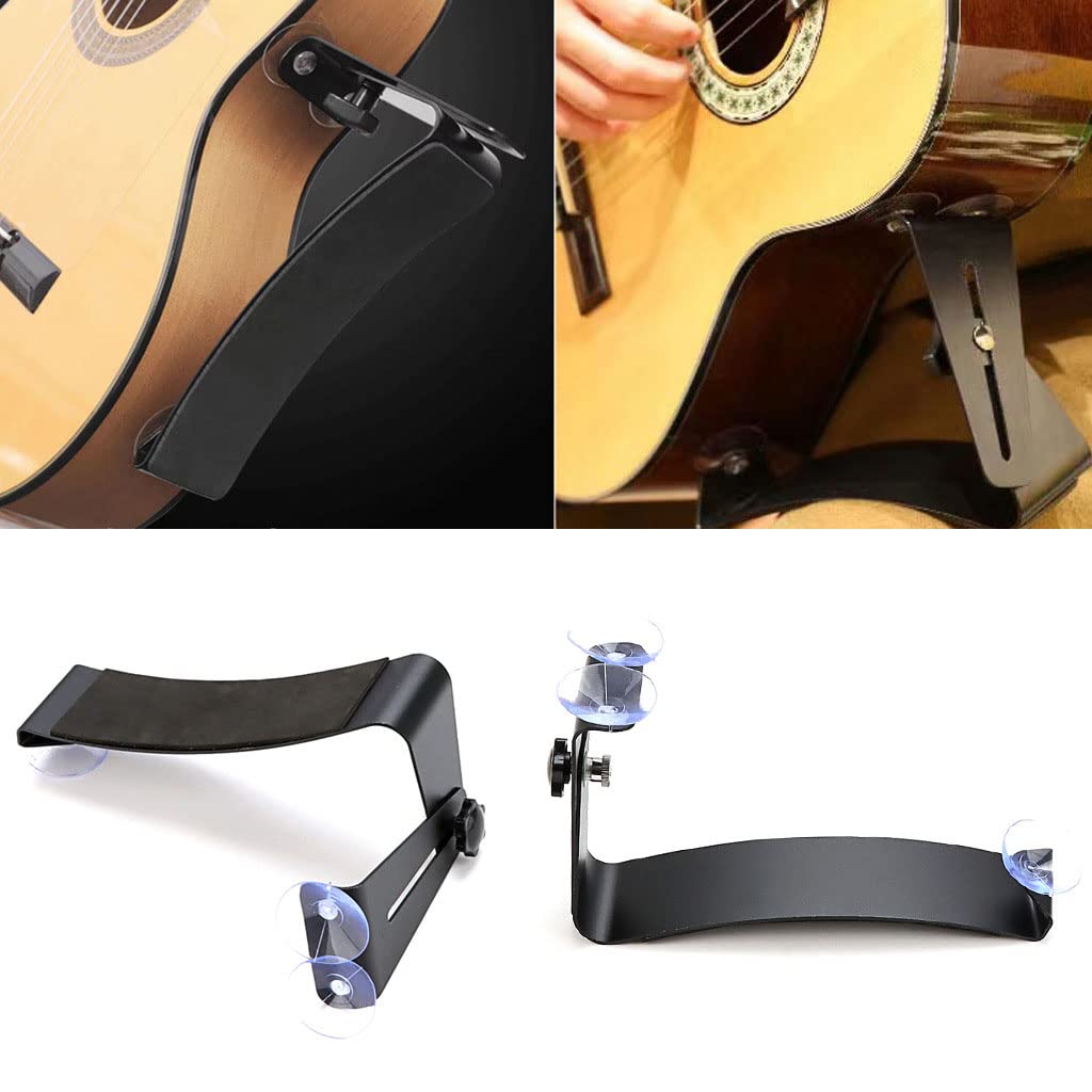 2 Pack Adjustable Guitar Support & Arm Rest - Ergonomic Guitar Footstool & Lifter Tool for Classical & Acoustic Guitar Players | Perfect for Practice, Performances & Comfortable Playing