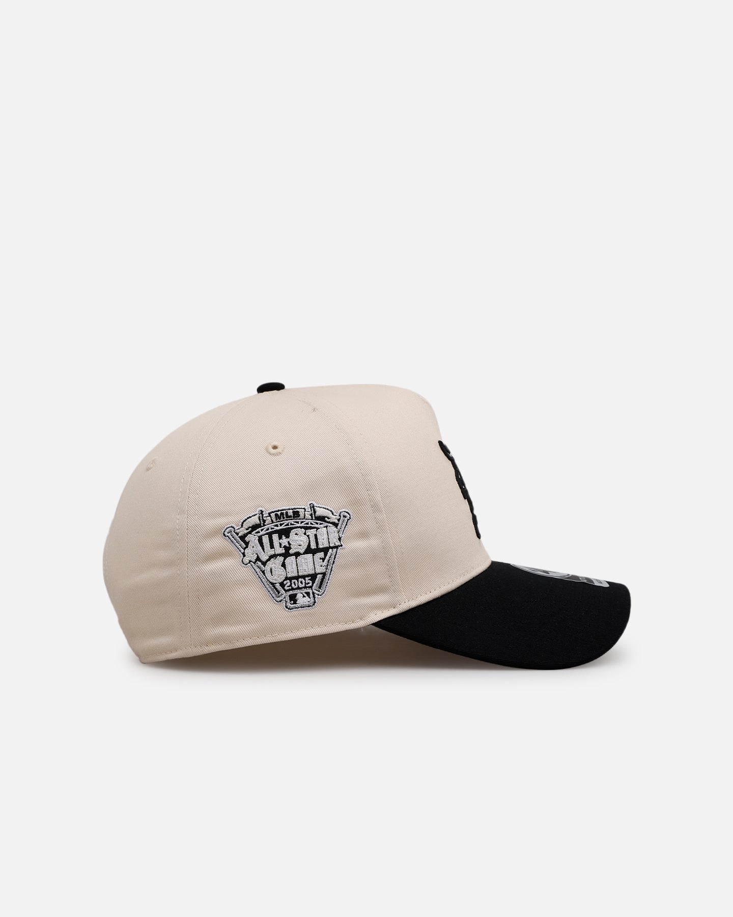 47 Brand Detroit Tigers 'Herringbone' 47 Offside Snapback Hat - Natural/Black Adjustable Baseball Cap for Men & Women - Perfect for Sports Fans, Game Day & Streetwear Fashion