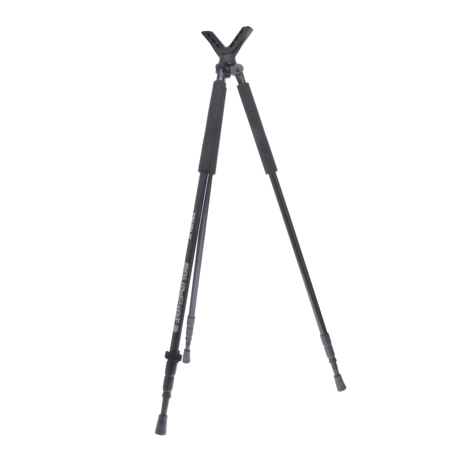 TRUGLO Solid Shot Adjustable Rifle & Crossbow Hunting Tripod - Durable Collapsible Design with 360° Rotating Head (22-68 inch) for Precision Shooting, Hunting & Outdoor Adventures