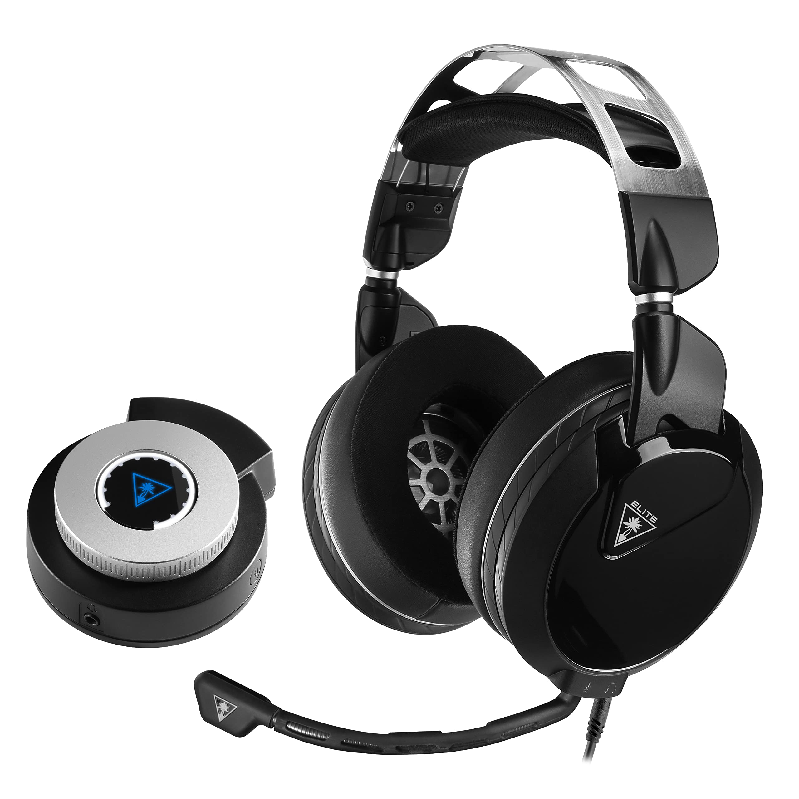 Turtle Beach Elite Pro 2 Premium Gaming Headset with SuperAmp - Professional Noise Cancelling Mic, 50mm Speakers - Compatible with PS4, Xbox, PC - Perfect for Competitive Gaming & Streaming