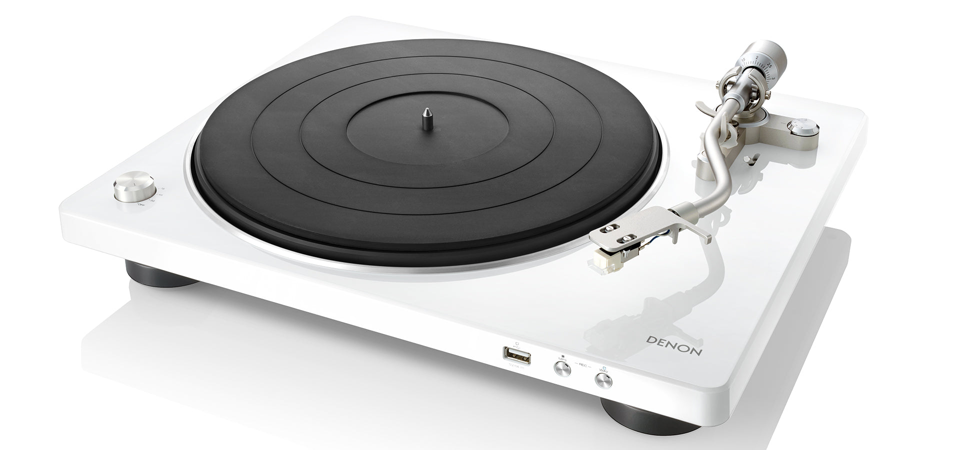 Denon DP-450USB Hi-Fi USB Turntable with Built-in Phono Preamp | Vinyl Record Player for Home Audio & Digitizing LPs - Perfect for Audiophiles & Music Enthusiasts