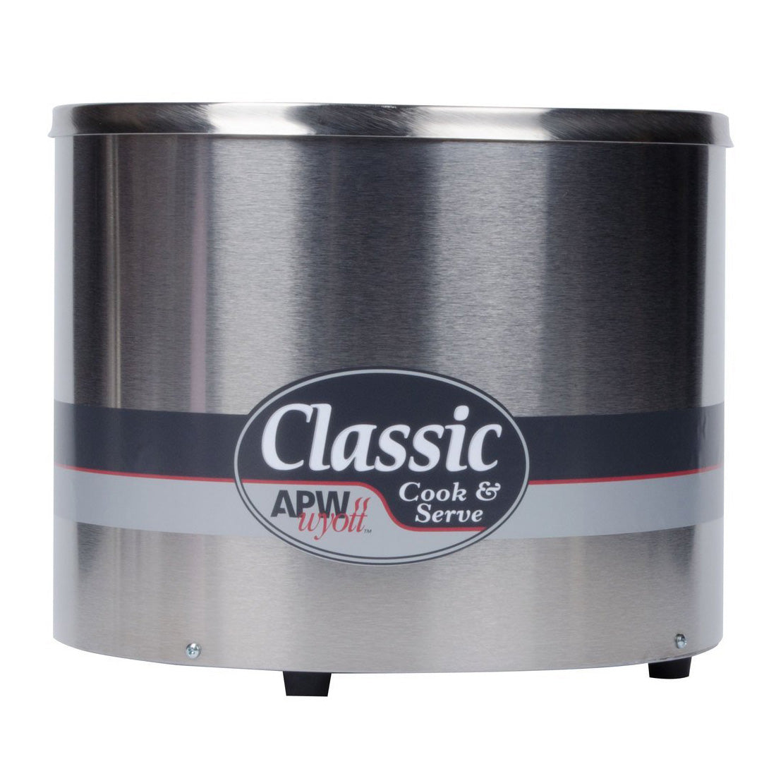 APW RCW7 7 Quart Round Countertop Food Warmer & Buffet Server - Perfect for Restaurants, Catering & Home Kitchen Use