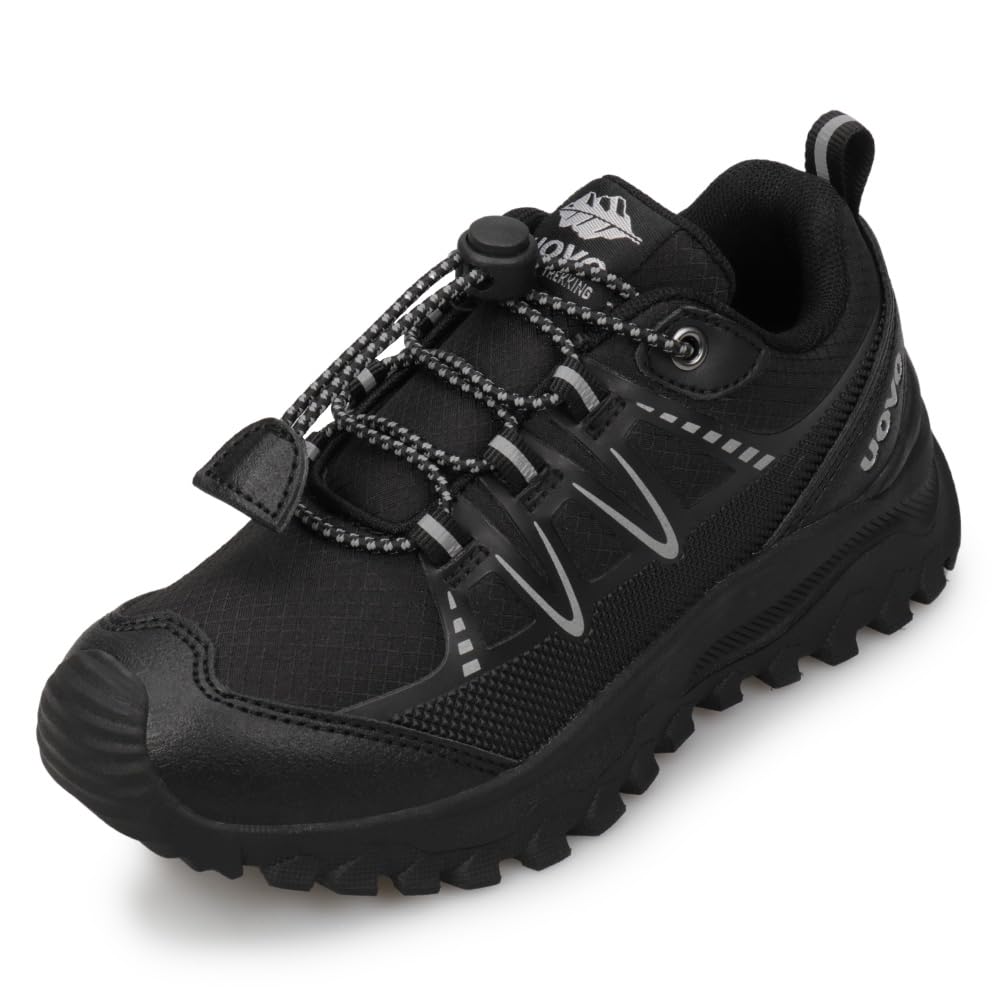 **UOVO Waterproof Hiking & Running Shoes for Kids - Non-Slip Lightweight Outdoor Sneakers for Boys & Girls - Perfect for Hiking, Tennis & Daily Play**