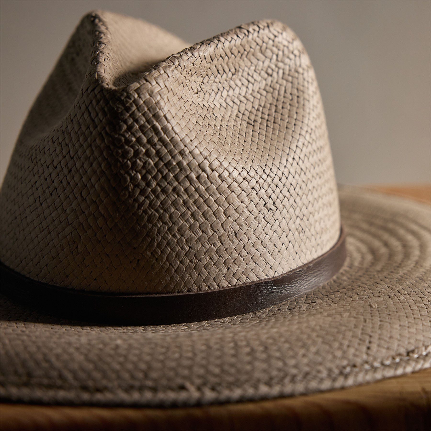 Janessa Leone Judith Women's Taupe Wool Fedora Hat - Stylish & Comfortable for Outdoor, Travel, and Fashion Events