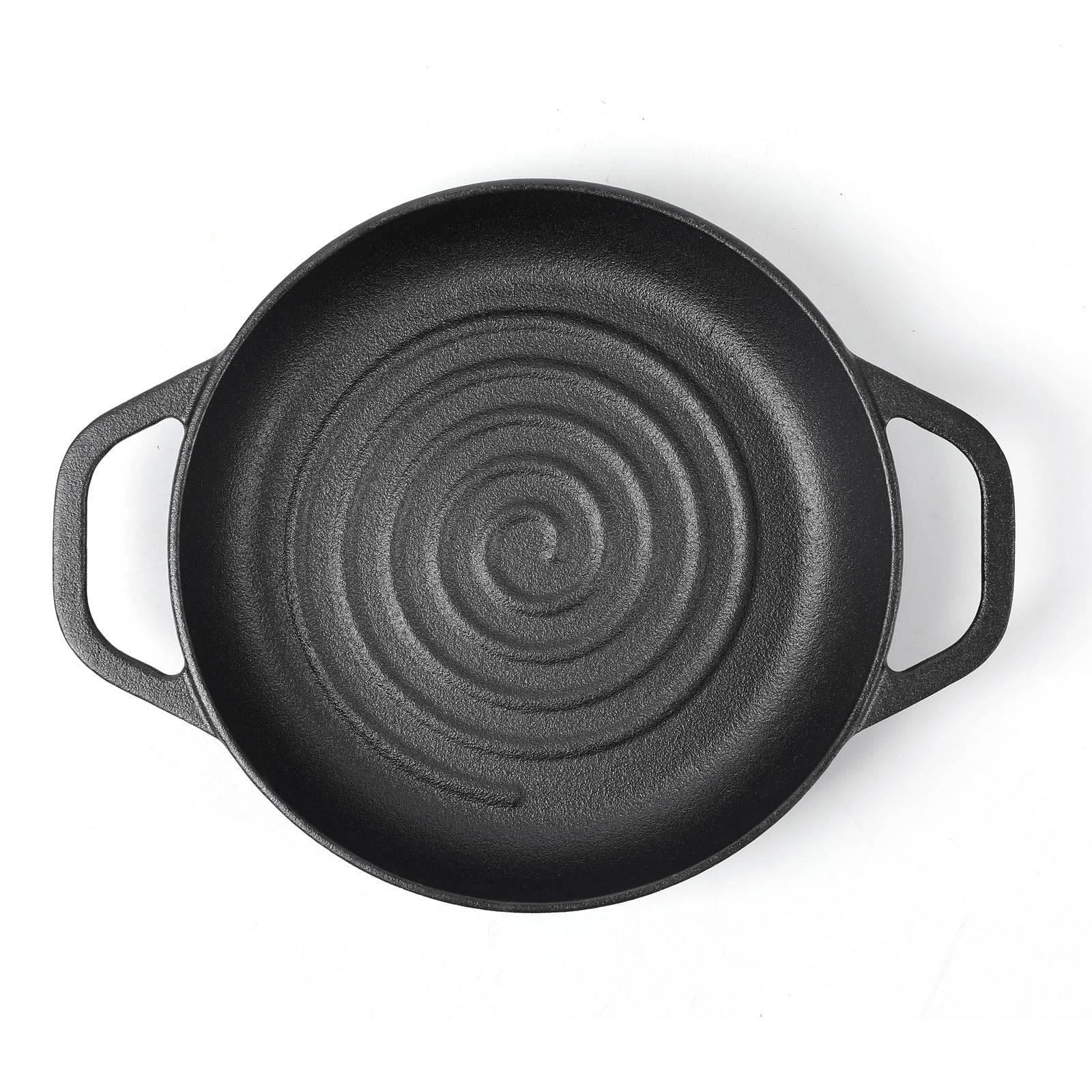 HAWOK 7.8 Inch Pre-Seasoned Cast Iron Bread Cloche with Proofing Basket & Dough Scoring Knife - 20cm Sourdough Baking Pan for Artisan Bread, Dutch Oven Alternative - Perfect for Home Bakers & Bread Making Enthusiasts