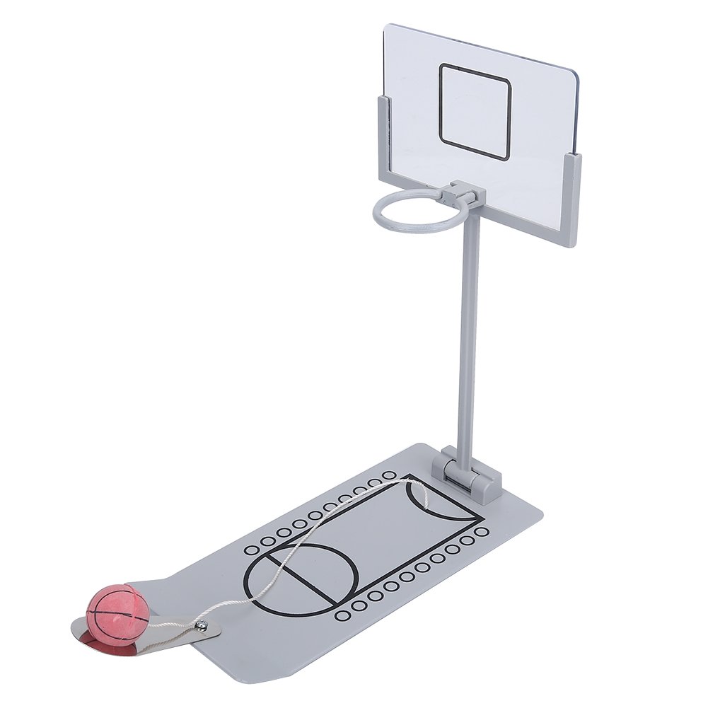 Foldable Mini Basketball Game Toy Set for Office & Home Fun