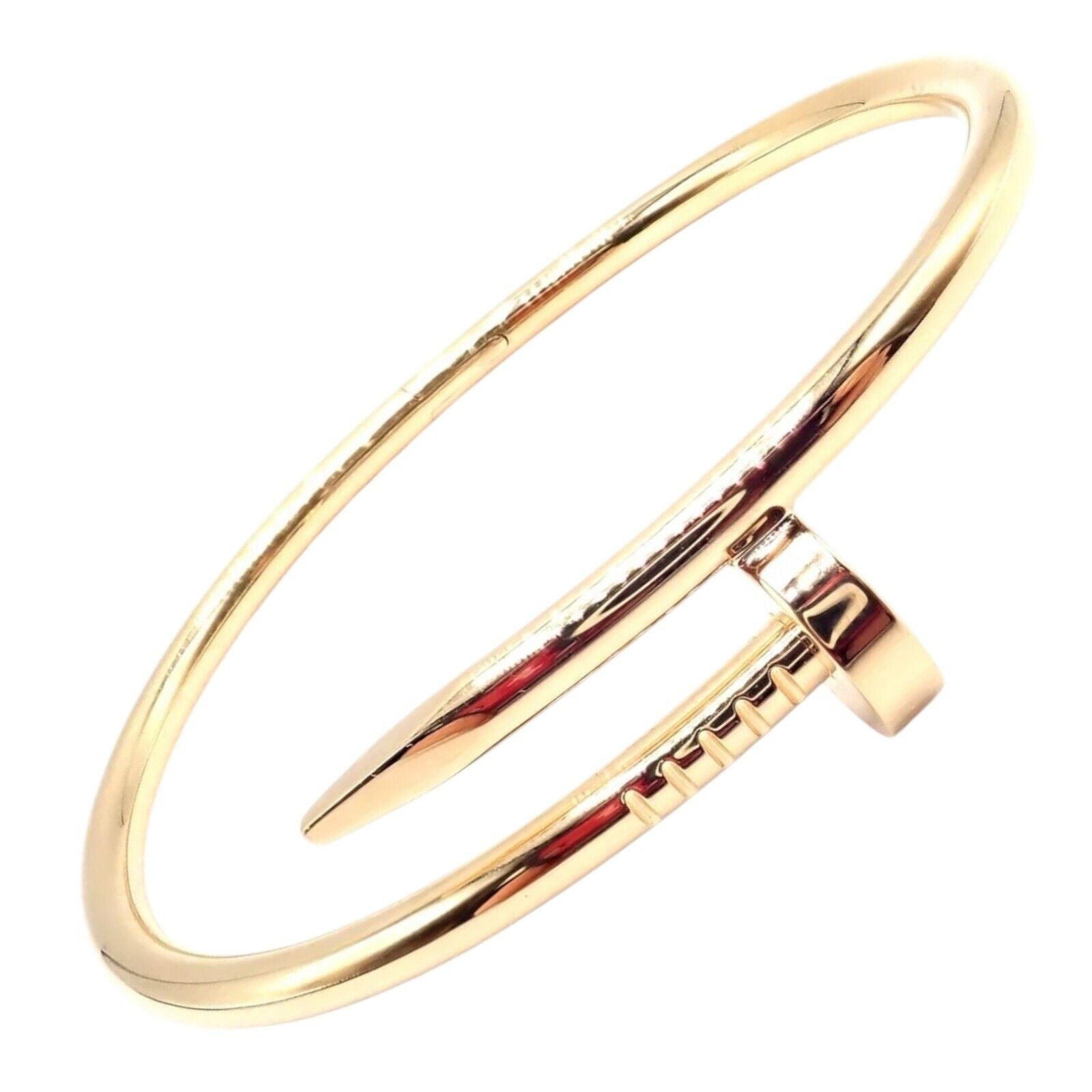 Cartier Juste un Clou 18k Yellow Gold Nail Bangle Bracelet Size 17 - Luxury Jewelry for Women, Elegant Gift for Anniversary & Special Occasions, Perfect for Evening Wear & Formal Events