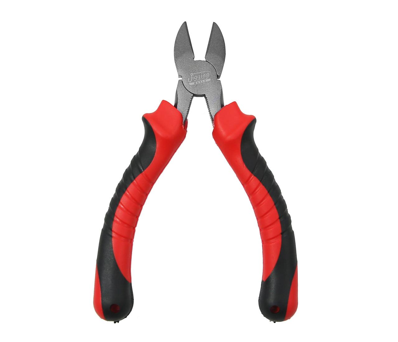 Jigging World 6-Inch Side Cutter Pliers - Professional Fishing Tool for Cutting Lines, Hooks & Wires - Perfect for Anglers, DIY & Home Repairs