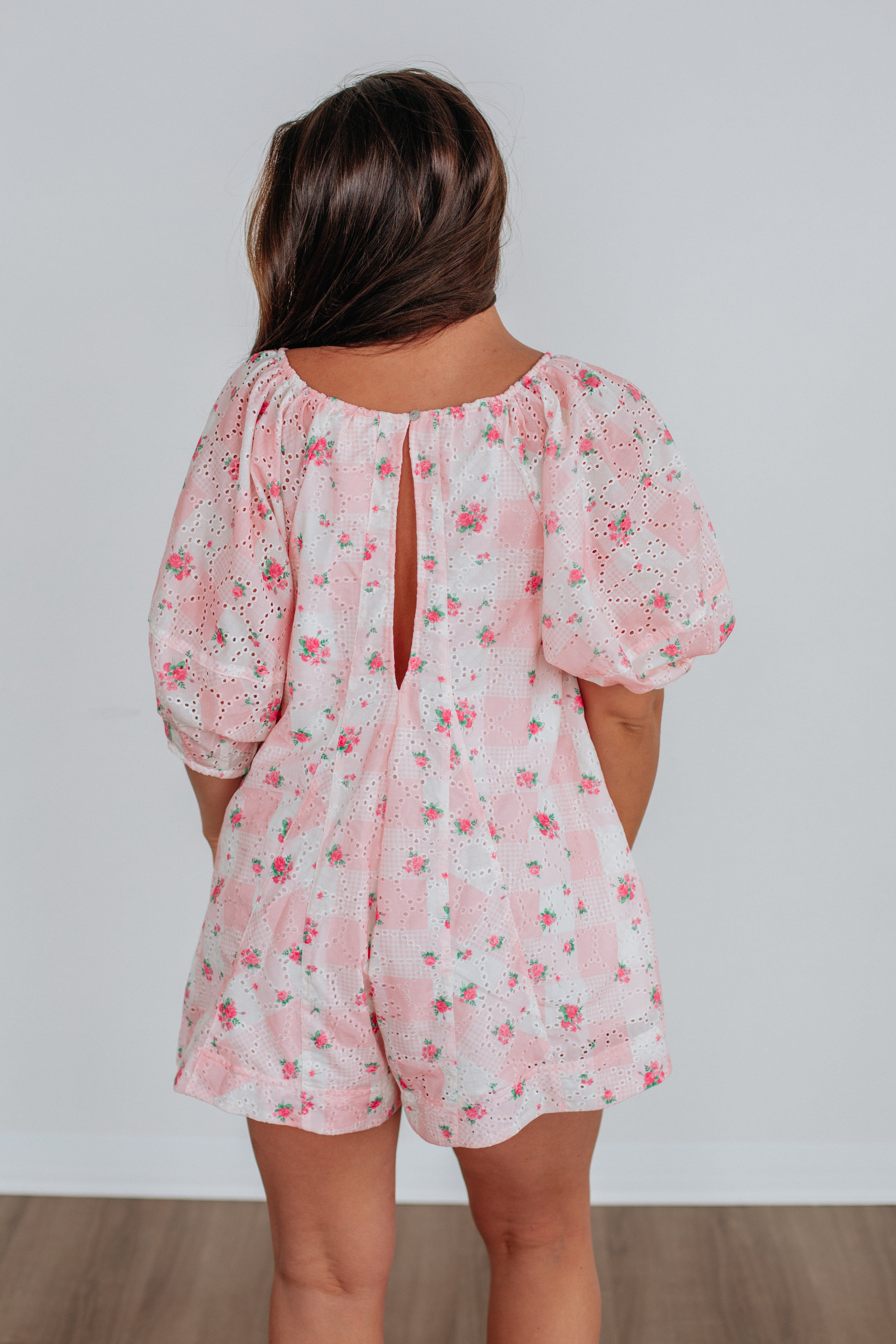 Alyse Floral Romper for Women - Summer Sleeveless Jumpsuit with Pockets, Boho Chic Outfit for Beach, Vacation, and Casual Wear