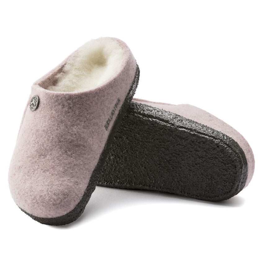 Birkenstock Zermatt Shearling Kids Slippers - Soft Pink 1020608 | Cozy Indoor & Outdoor Winter Footwear for Boys & Girls