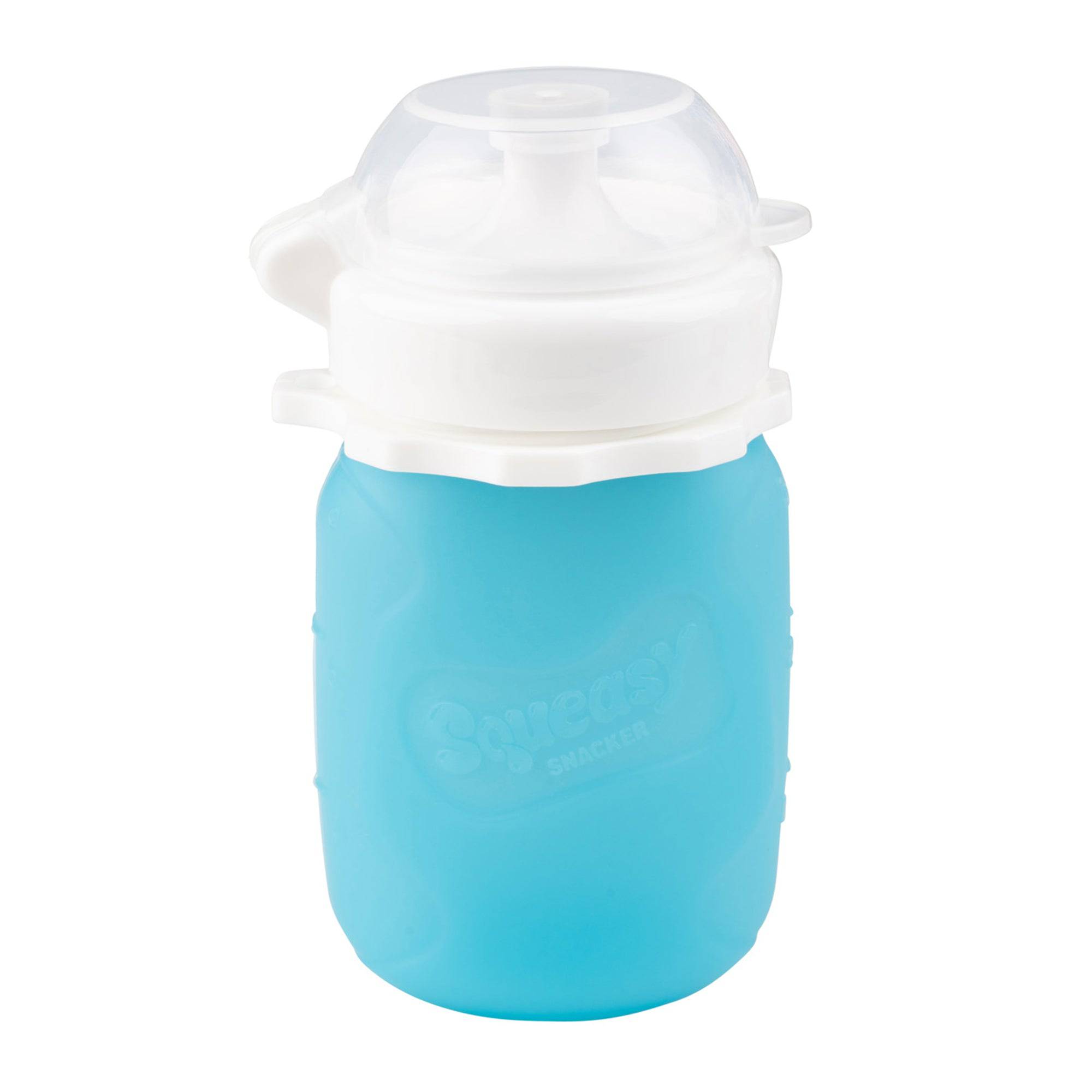 Silicon Squeasy Snacker Yogurt & Drink Pouch 3.5oz (104ml) - Reusable Food Storage for Kids, Perfect for Snacks, Smoothies, and On-the-Go Meals