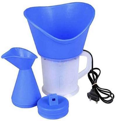 SNOWBIRD 3-in-1 Steam Vaporizer for Cough Relief & Nasal Congestion - Portable Personal Inhaler with Adjustable Nozzle (Blue) | Perfect for Cold, Flu, Allergy Season at Home, Office or Travel