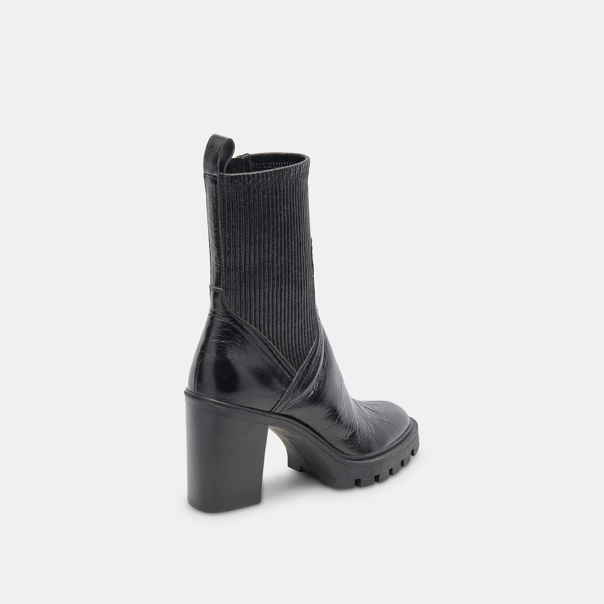 MARNI H2O BOOTS Midnight Crinkle Patent Waterproof Rain Boots for Women - Stylish & Comfortable Outdoor Footwear for Rainy Days, Walking & Fashion