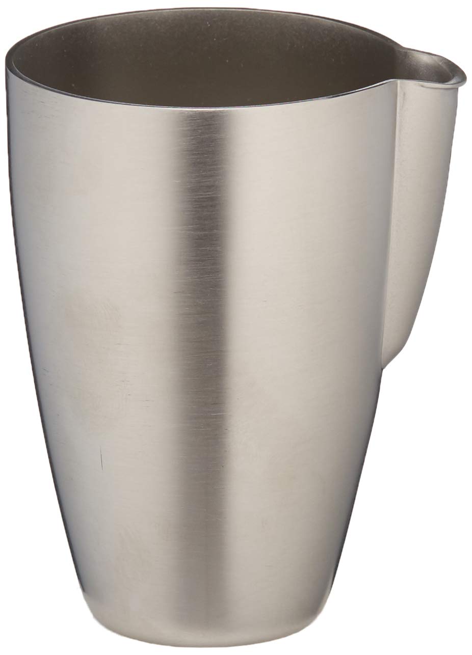MEPRA Uno Ice 1-Cup Stainless Steel Milk Jug - Silver Medium (230570S) - Perfect for Coffee Shops, Home Baristas & Restaurant Use