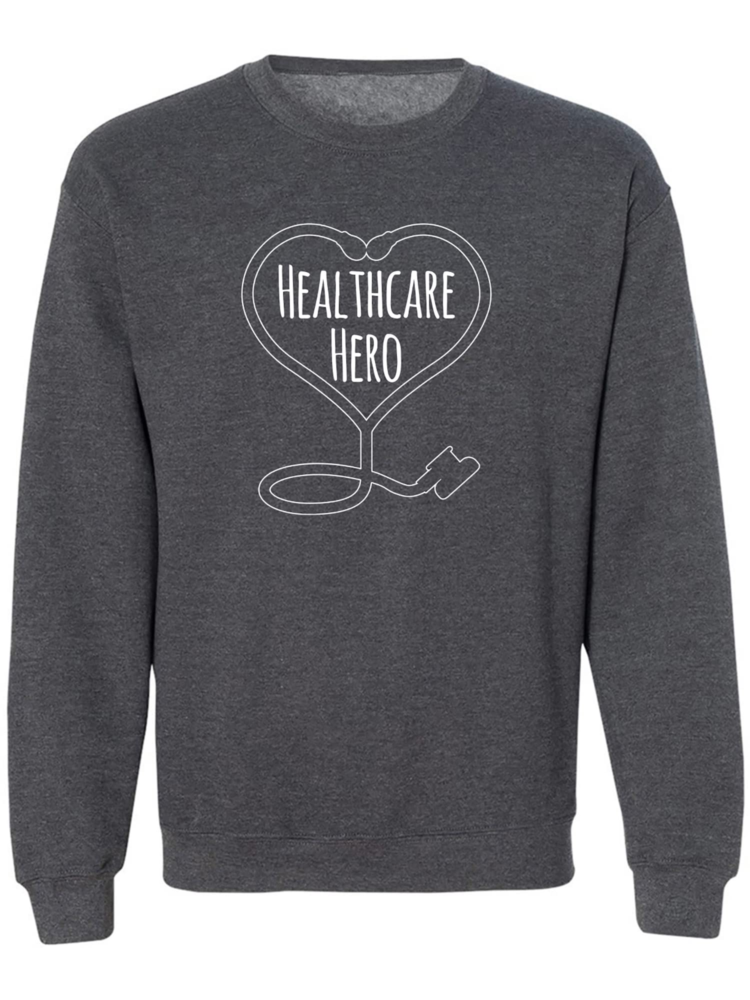 Healthcare Hero Crewneck Sweatshirt - Comfortable & Stylish for Nurses, Doctors & Medical Professionals - Perfect for Work, Casual Wear & Outdoor Activities