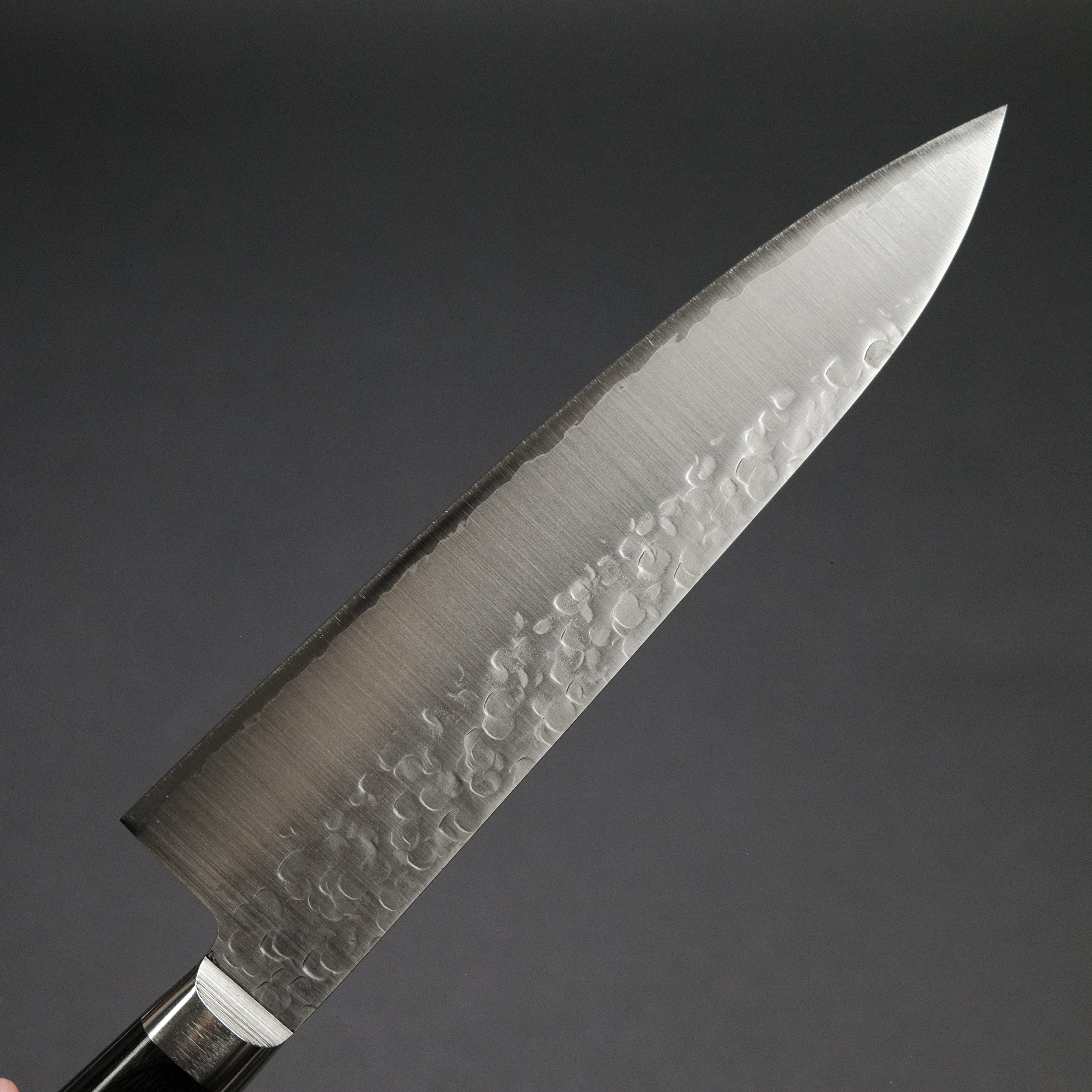 Hitohira T10 Tsuchime Gyuto 180mm Japanese Chef Knife with Pakkawood Handle - Professional Kitchen Knife for Slicing, Dicing & Meat Cutting