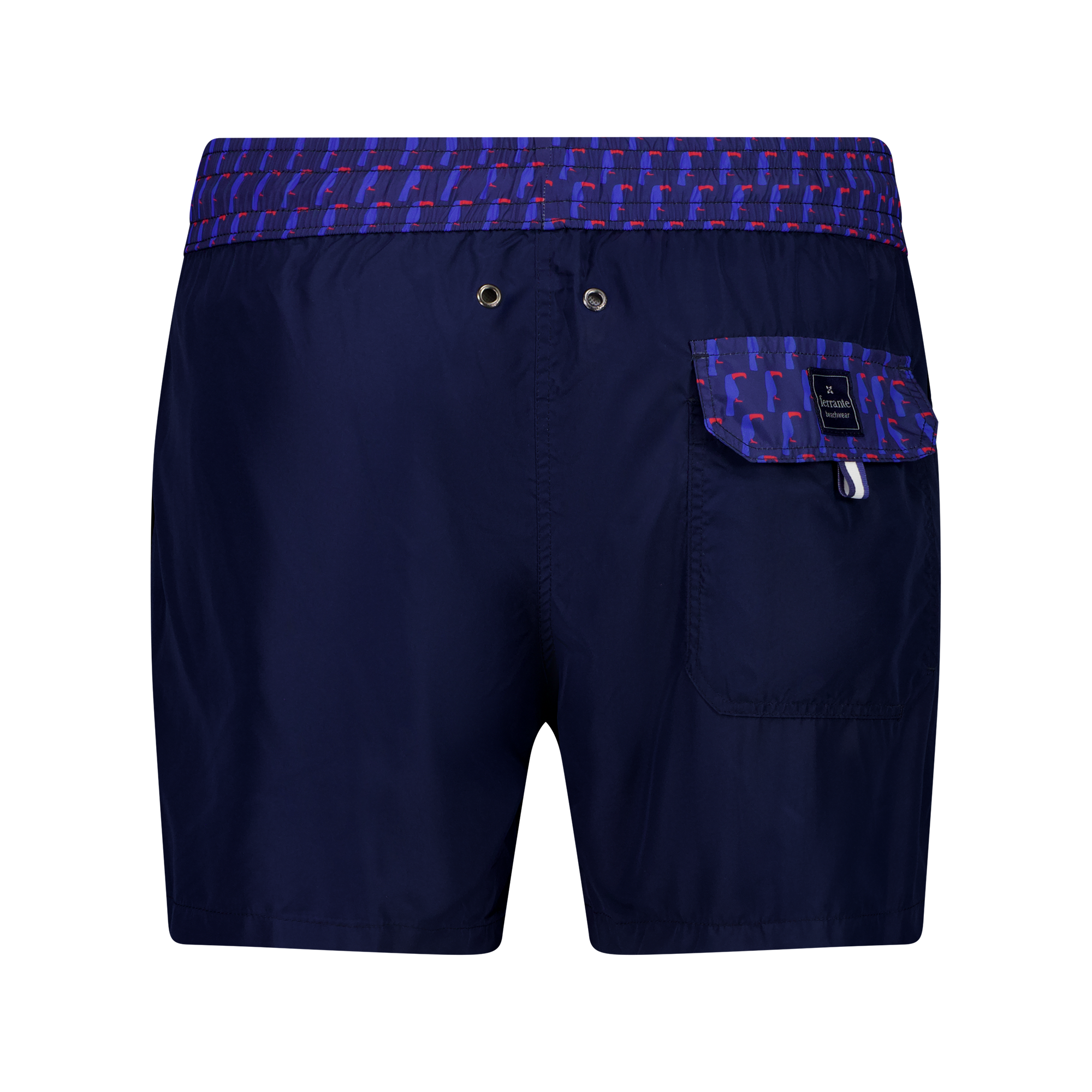 Ferrante Men's Quick-Dry Swim Shorts - Comfortable & Stylish Blue Swimming Trunks for Beach, Pool & Vacation