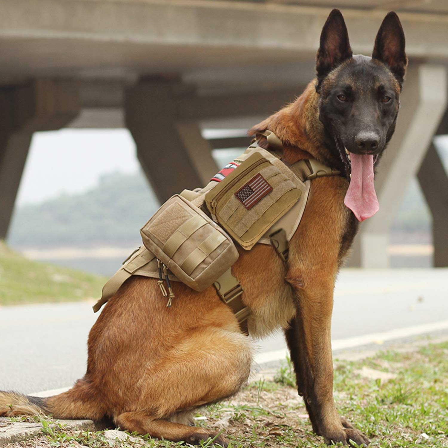 Tactical MOLLE Admin Pouch - Durable EDC Tool Bag for Outdoor, Hiking, Camping & Military Use