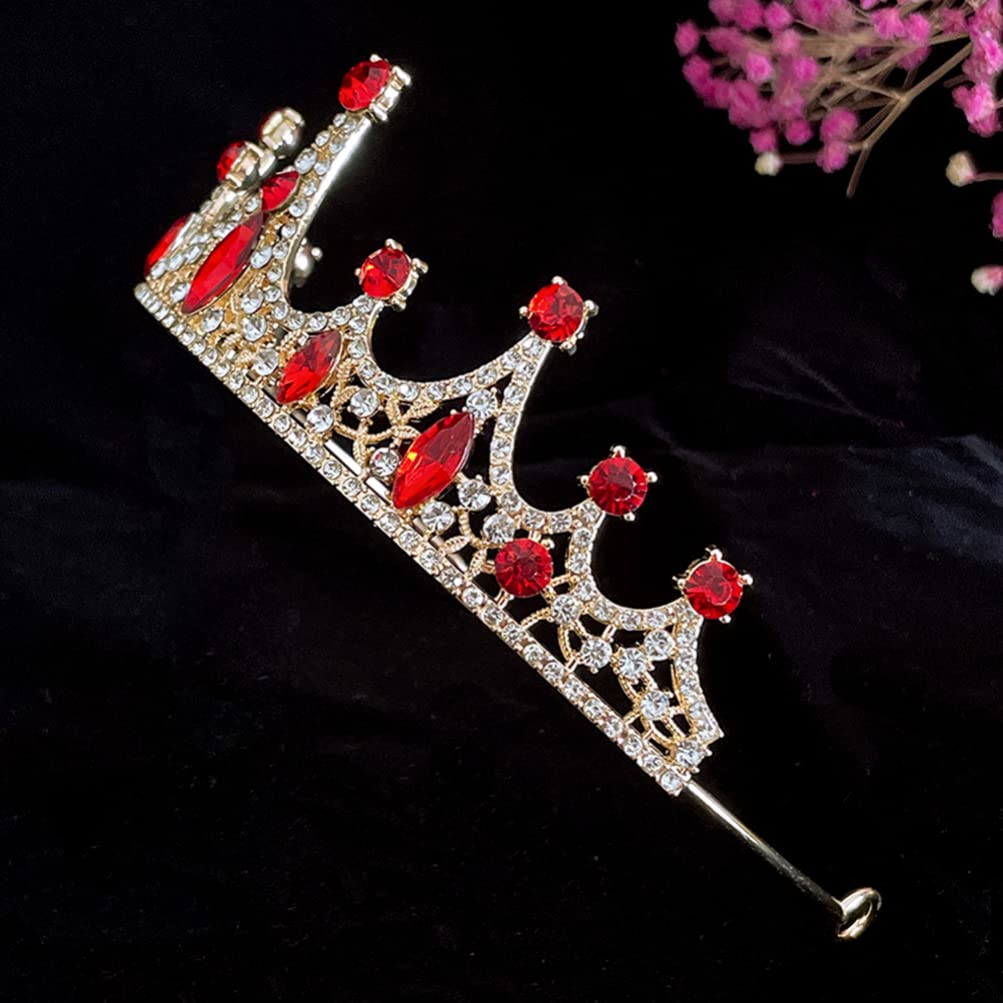 Sparkling Rhinestone Princess Crown for Kids & Women - Elegant Tiara Green Headpiece, Queen & King Crown Hair Accessories, Mosaic Jewelry for Girls, Brides (Zinc Alloy) - Perfect for Birthday Parties, Pageants, Weddings & Costume Events