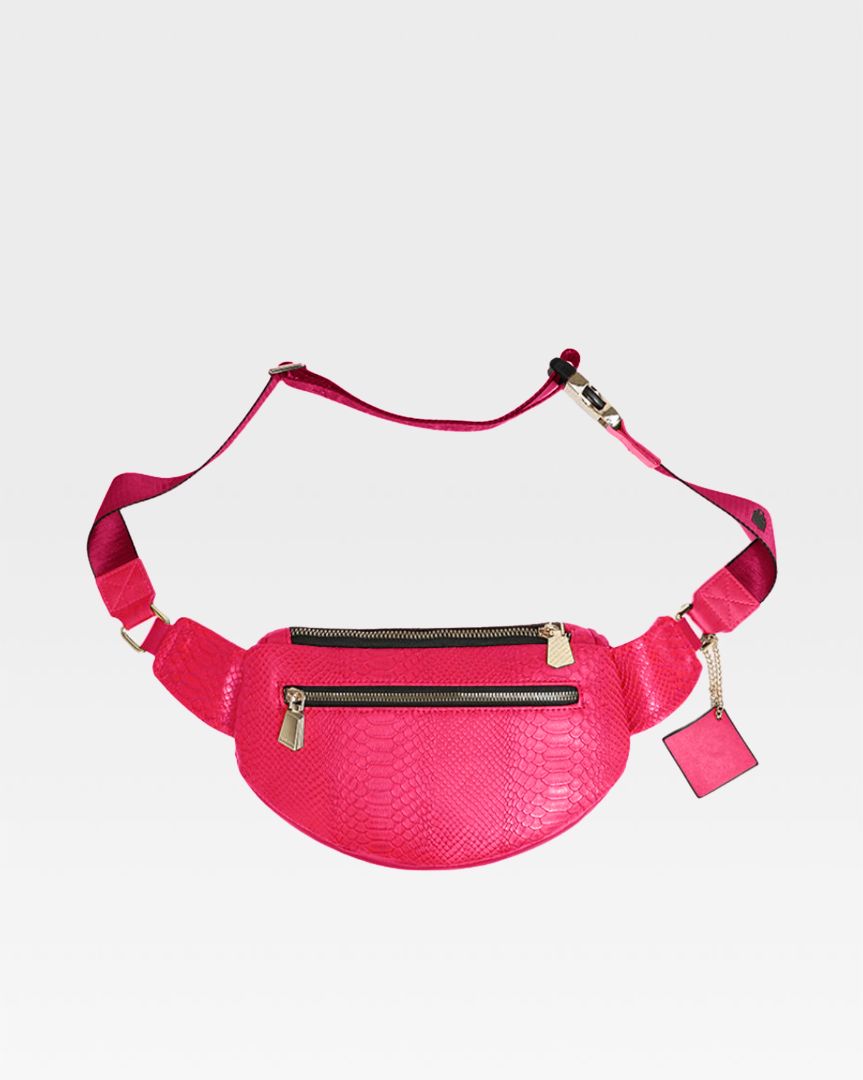 Apollo 1 Fanny Pack Waist Bag - Waterproof & Lightweight for Hiking, Running, Travel | Neon Pink Crossbody Bum Bag for Women & Men | Perfect for Outdoor Adventures, Concerts & Daily Use