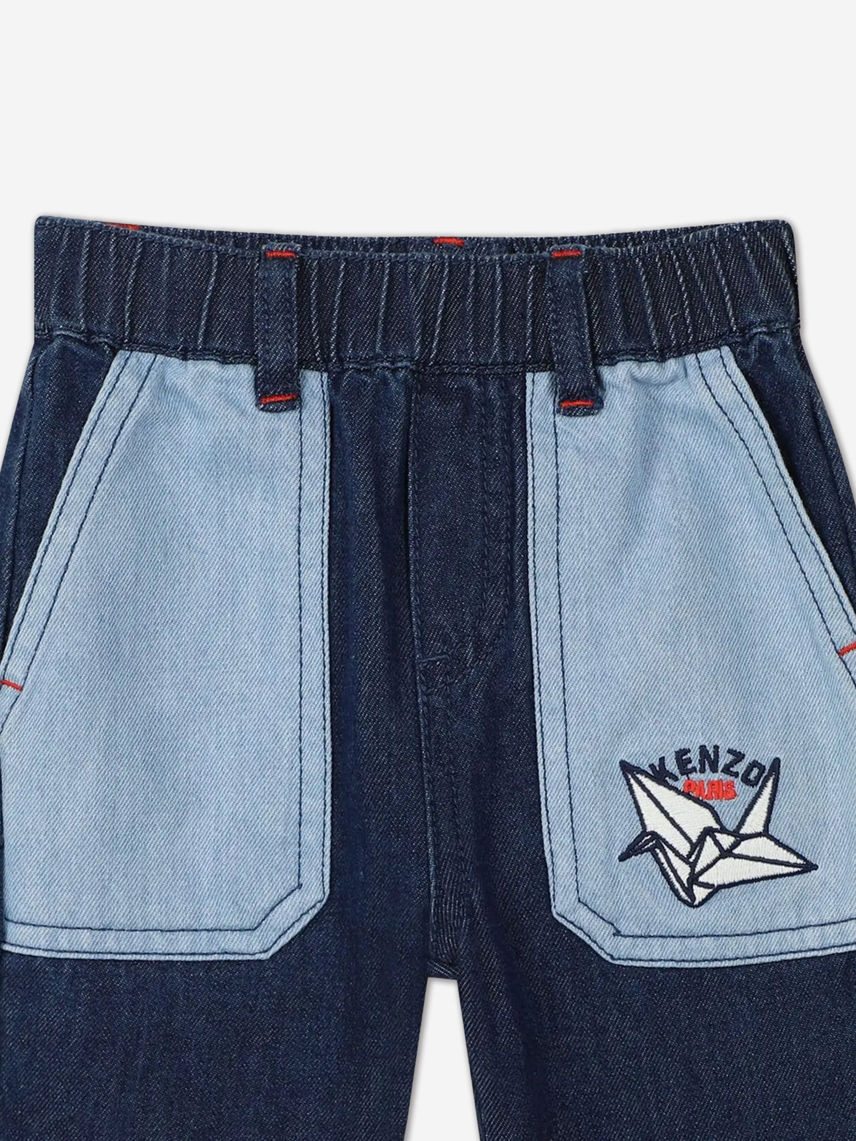 Blue Origami Jeans for Baby Boys - Comfortable & Stylish Toddler Pants for Playtime & Everyday Wear