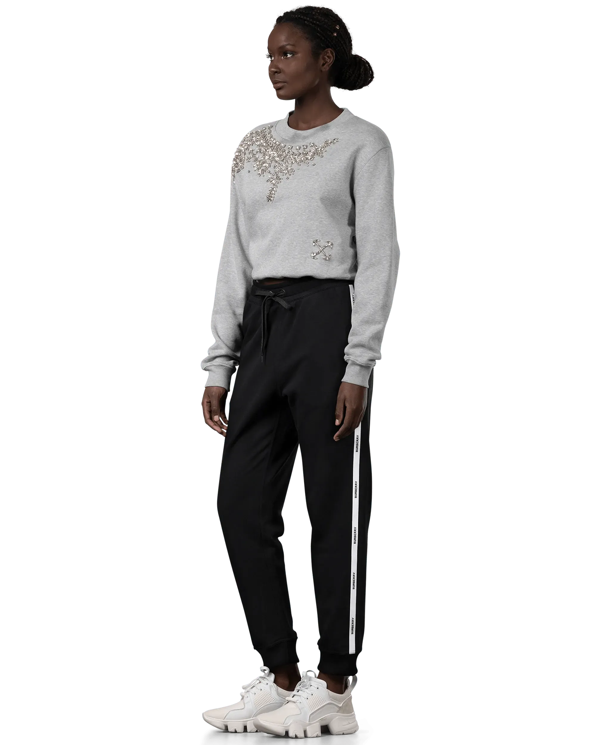 Esmee Logo Tape Sweatpants for Women - Comfortable Joggers with Stylish Design - Perfect for Gym, Yoga, Running and Casual Wear