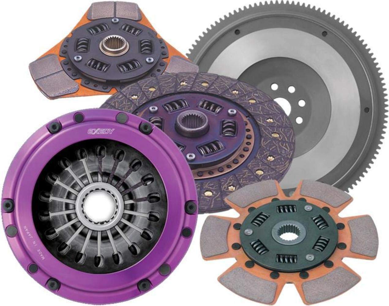 EXEDY DH08D Single Disc Clutch Kit with Sprung Center Disc - High Performance Clutch Replacement for Smooth Shifting & Durability - Perfect for Daily Driving & Racing Applications
