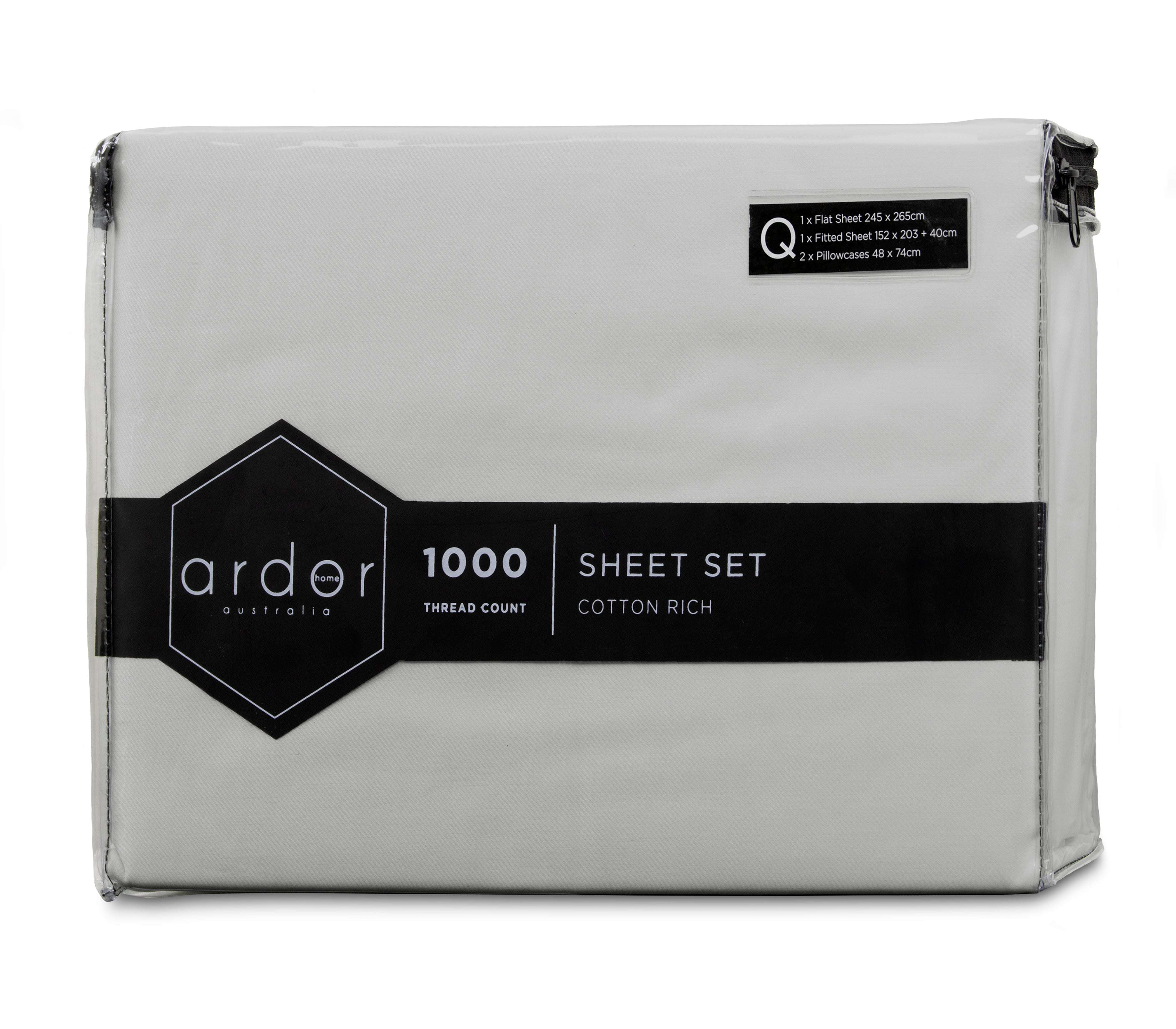 Premium 1000TC Cotton Rich King Size Sheet Set - Ultra Soft & Breathable Bedding for Luxurious Comfort - Perfect for Master Bedrooms, Hotels, and Guest Rooms