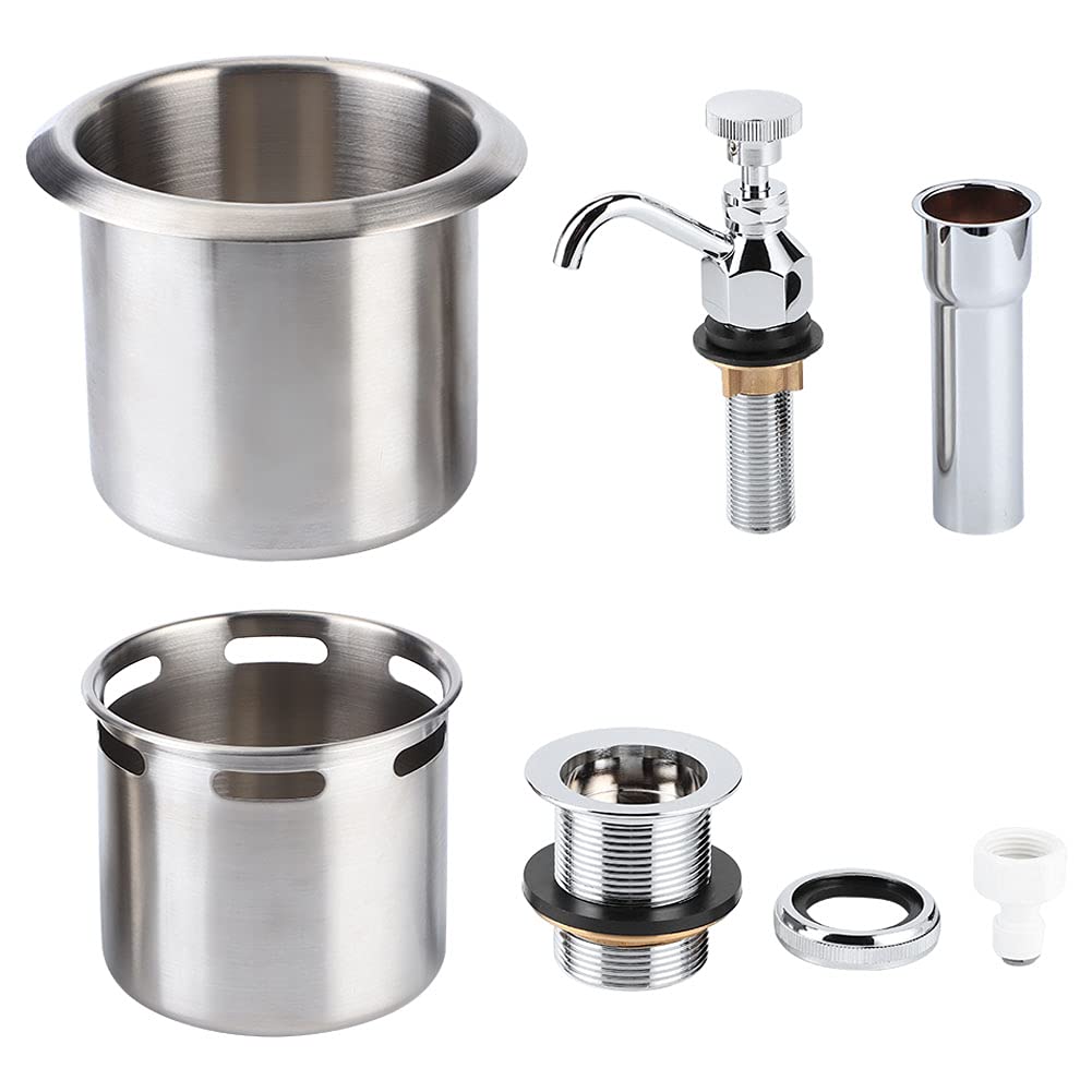 Premium Stainless Steel Coffee Tool Washing Set - Barista Cleaning Kit for Coffee Shops & Home Brewing | Durable Sink Faucet Accessories for Espresso Machines, French Press & Coffee Equipment Maintenance