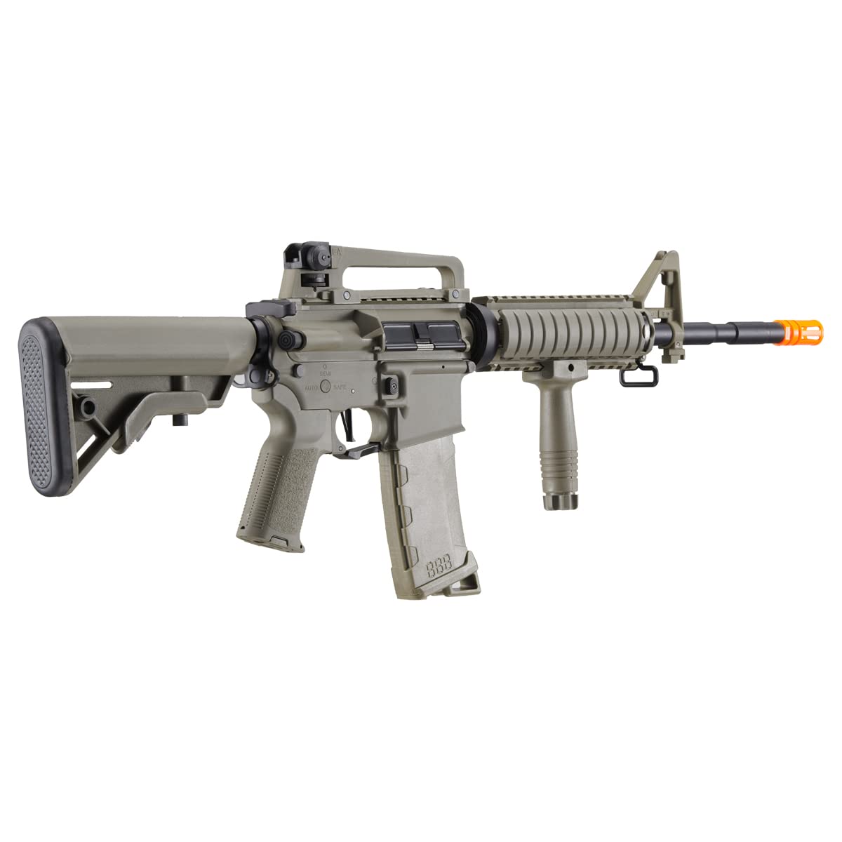Lancer Tactical Gen 3 M4 SopMod Airsoft AEG Rifle - Programmable Electric Full/Semi-Auto Airsoft Gun for Tactical Training & Competitive Shooting | Outdoor & Indoor Airsoft Battles