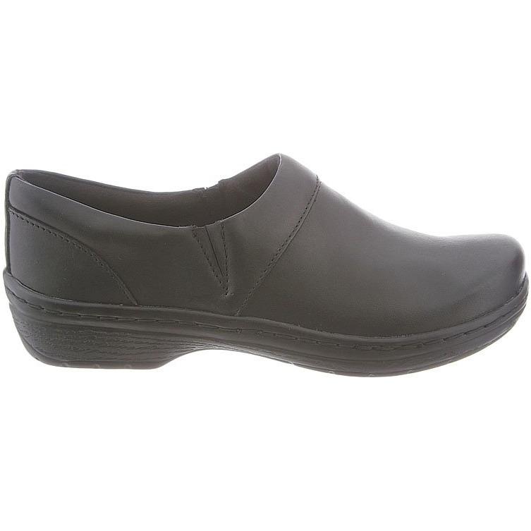 KLOGS MISSION Black Smooth Leather Comfortable Medium & Wide Width Shoes for Men - Perfect for Work, Casual Wear & Outdoor Activities
