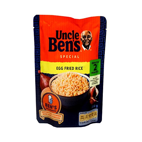 Uncle Ben's Special Egg Fried Rice - 250g (Pack of 6) | Quick & Easy Microwaveable Meal for Busy Weeknights, Office Lunches & College Dorm Snacks