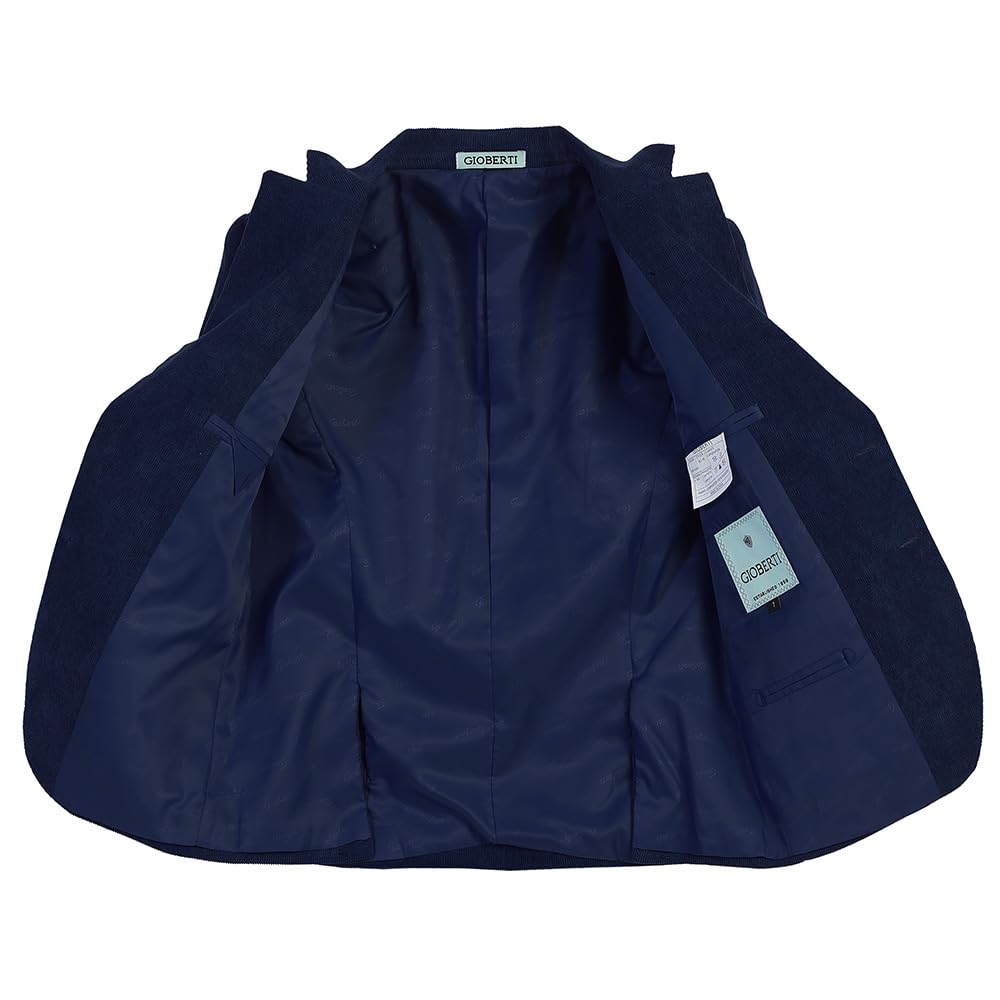 Gioberti Kids & Boys Corduroy Blazer Jacket - Stylish Formal Wear for School, Parties & Special Occasions