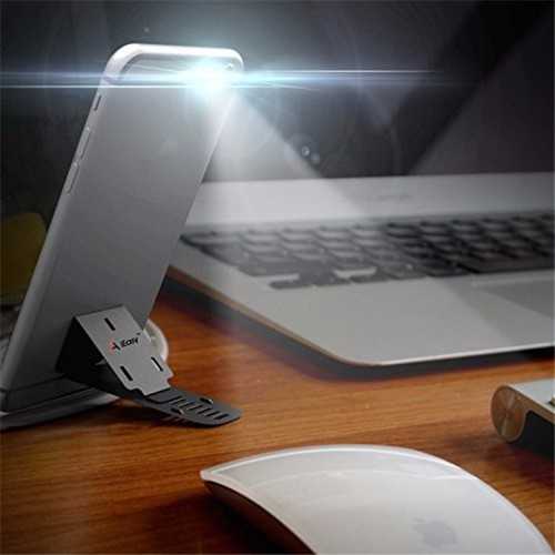 iEasy Universal Phone Stand - 2.4mm Ultra Thin, Multi-Angle Foldable Phone Holder for iPhone, Samsung, Xiaomi - Perfect for Desk, Bed, Car & Video Calls
