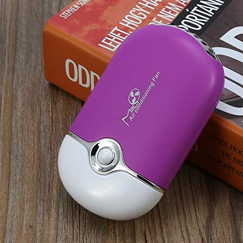 Mini USB Cooling Fan for False Eyelashes - Portable Mascara & Eyelash Extension Glue Drying Tool with Adjustable Speed (Purple) | Perfect for Lash Artists, Salons & Home Makeup Application