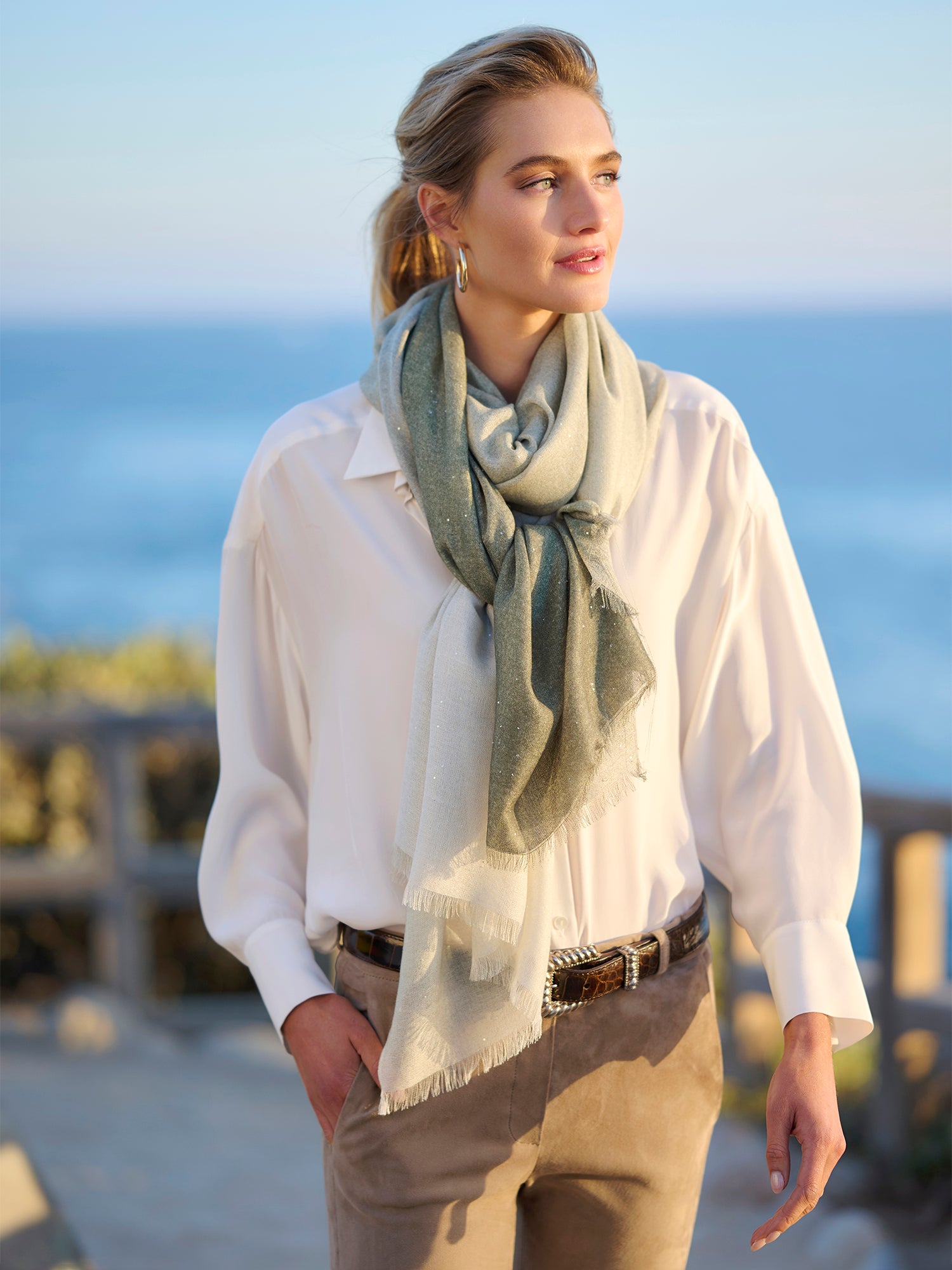 Luxury Stardust Cashmere Scarf - Soft & Warm Winter Accessory for Women & Men - Perfect for Cold Weather, Travel & Gift Giving