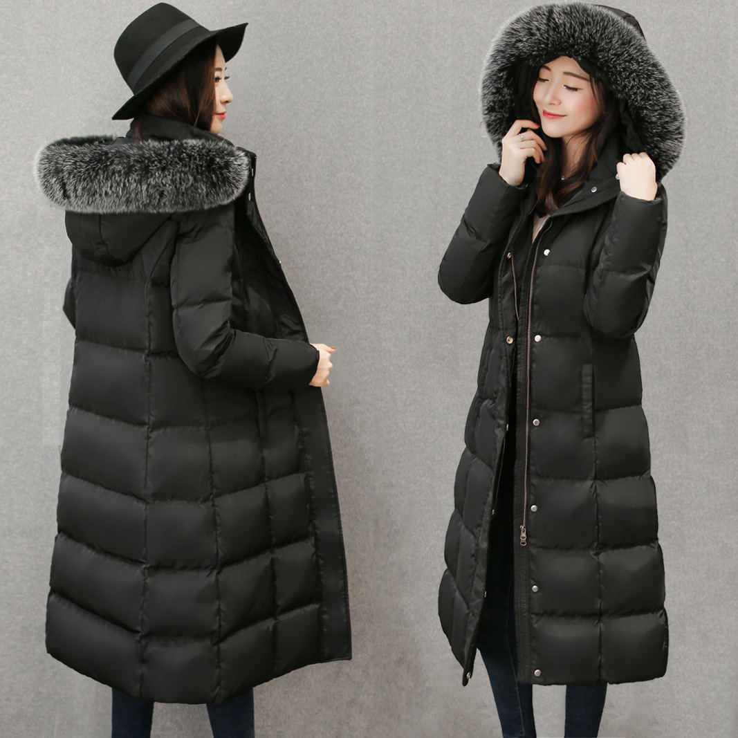 Women's Long Down Jacket - Warm Winter Coat for Cold Weather - Perfect for Outdoor Activities & Travel