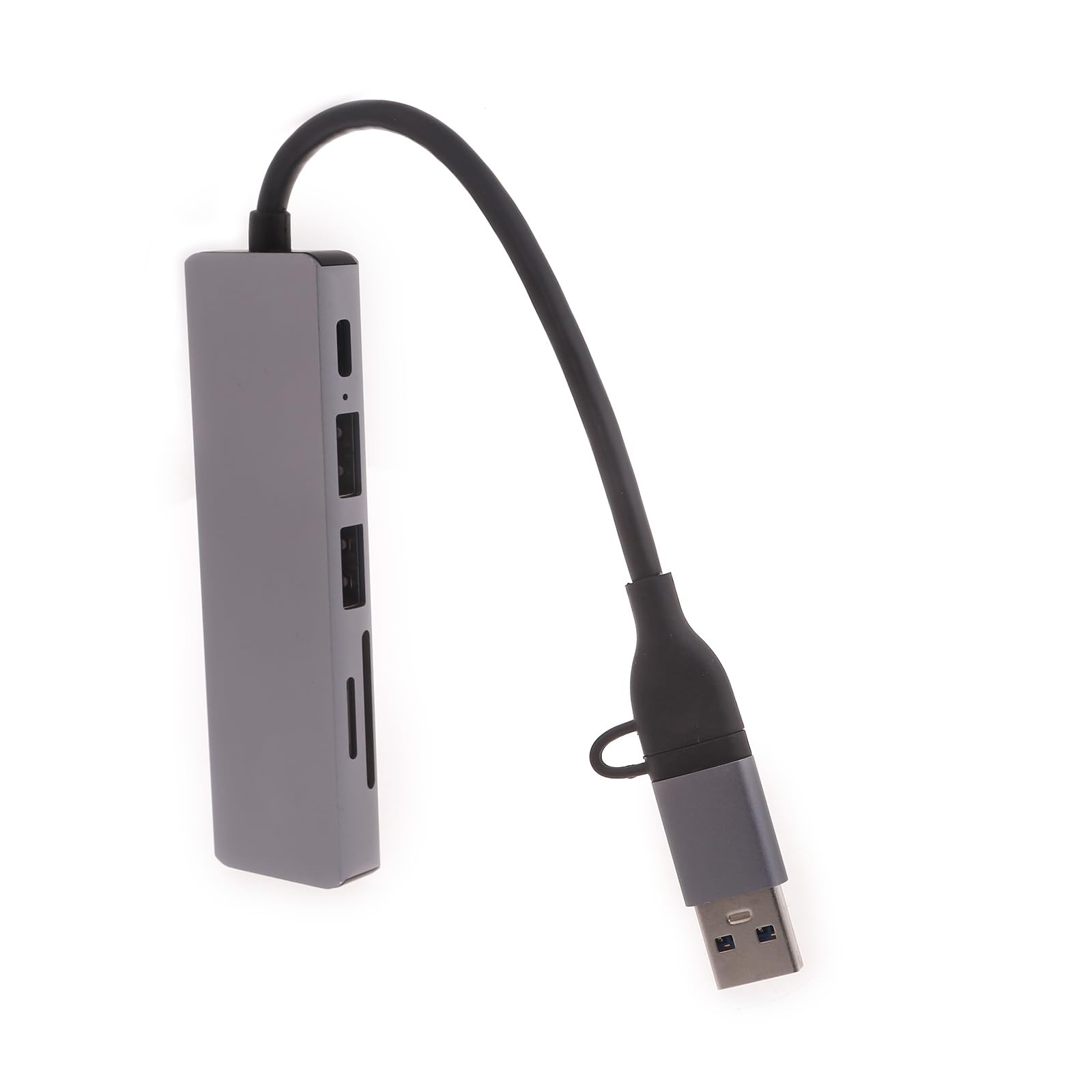 6-in-1 USB C Hub with 4K HDMI, USB 3.0 Ports, SD/TF Card Reader - USB C Docking Station for MacBook Pro/Air, Dell XPS, iPad Pro - Perfect for Office Work, Video Conferencing & Data Transfer
