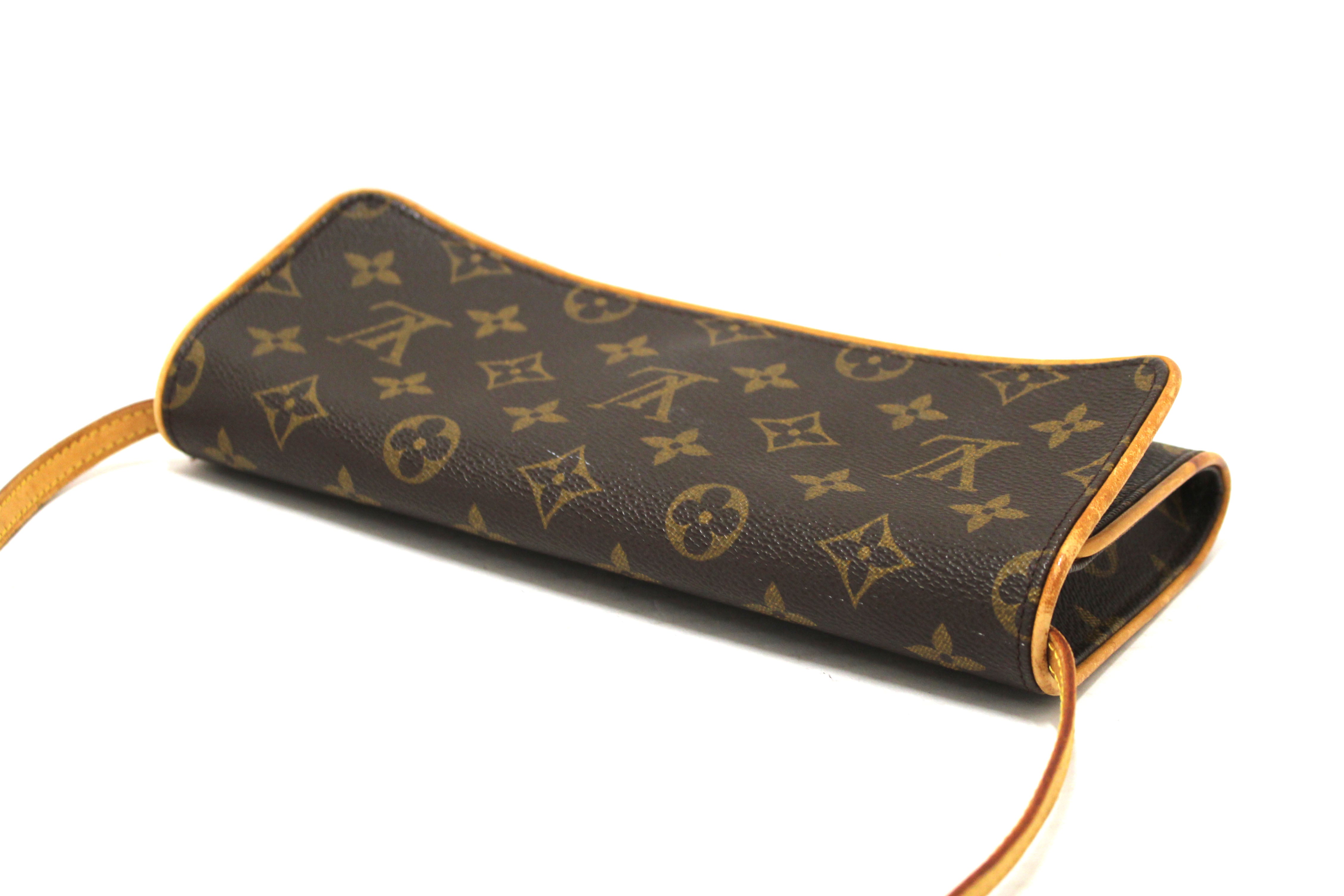 Authentic Louis Vuitton Monogram Pochette Twin GM Crossbody Bag - Luxury Designer Handbag for Women, Perfect for Date Night, Parties & Travel Accessories