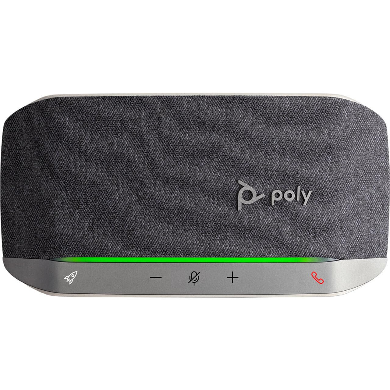 Poly Sync 20+ Bluetooth Speakerphone - Portable Conference Speaker with Noise Cancelling & Echo Reduction - USB-A Bluetooth Adapter for PC/Mac/Smartphone - Perfect for Home Office, Remote Work & Video Conferencing