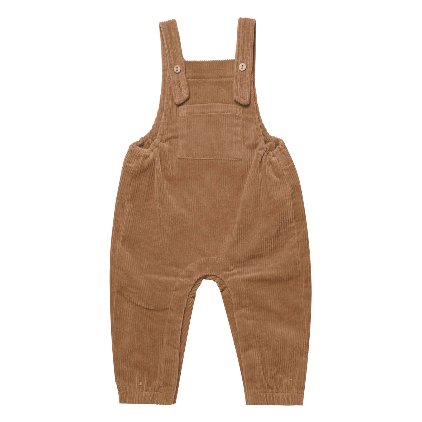 Soft Corduroy Baby Overalls for Boys & Girls - Cinnamon Brown, Adjustable Straps, Comfortable & Durable (Final Sale) - Perfect for Playdates, Daycare & Family Photos