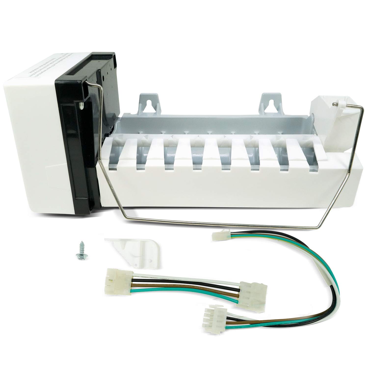 ForeverPRO 5303918277 Replacement Icemaker Compatible with Frigidaire Refrigerator Models 218226700, 218699501, 218713500, 240352401 - Perfect for Kitchen Upgrades & DIY Appliance Repairs
